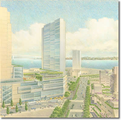 Renderings of the Convention Hotel at Ballpark Village